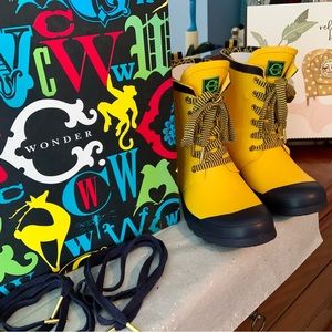 Original,Rare,Throwback C Wonder Rain Boots. C-Wonder storefront in Tribeca,N.Y.